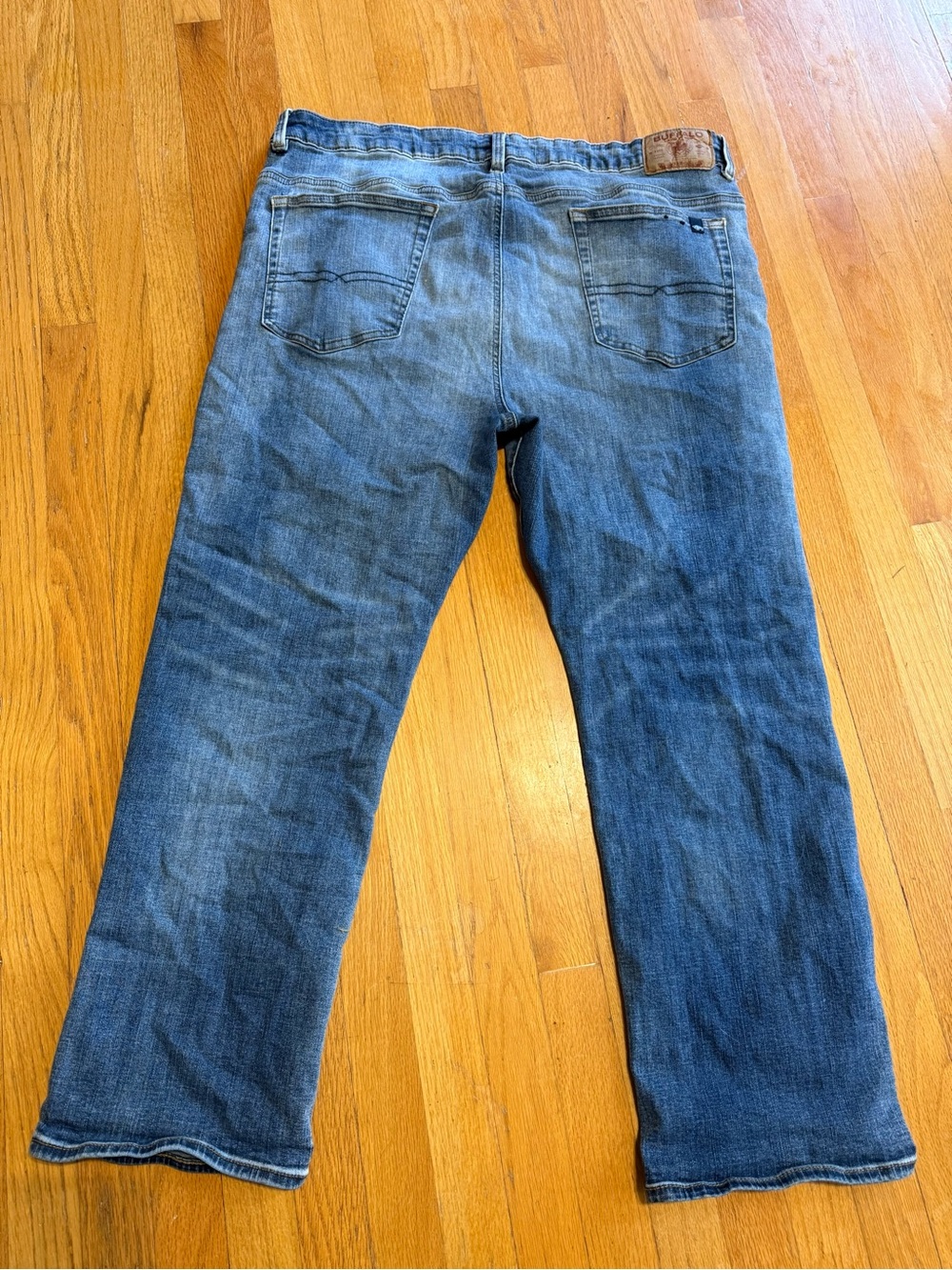 Buffalo David Bitton Men's Blue Straight Leg Driven Jeans 42 x 30 - Picture 2 of 4